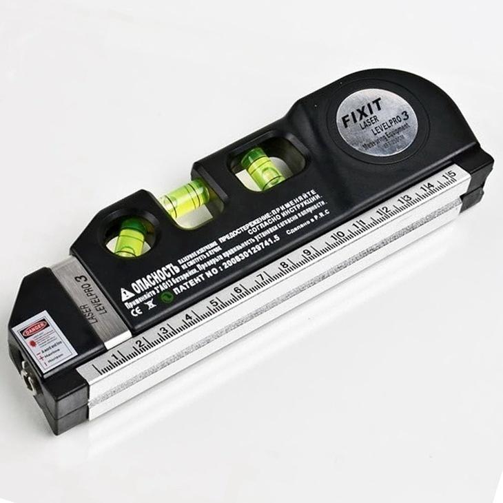 Multipurpose Laser Level Laser Line Measure Tape Ruler Adjusted Standard and Metric Rulers