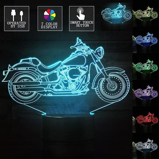 2020 Exquisite Colorful 3D Light Touch LED Lights Fade Visual Illusion Lamps Table Lamps