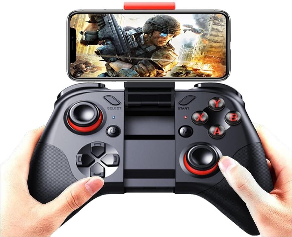 Bluetooth Wireless Game Controller, Mocute 054 Bluetooth Gamepad Joystick for Steam Games, Portable VR Remote Control for Smart Phones, Tablets, Smart TVs