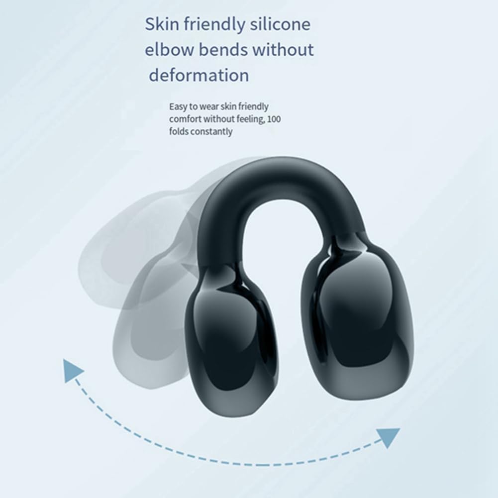 Single Pack Sports Bluetooth Headset Ear Clip Type Non-In-Ear Stereo Ultra-Long Standby Mini Headset Easy Install