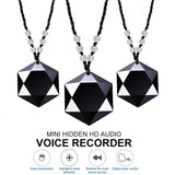 Smart Noise Reduction 8GB/16GB/32GB Mini Pendant Sound Control MP3 Player Voice Recorder Forensics Pen (Black)