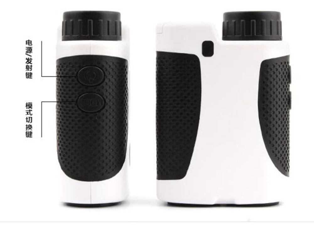 Clear LED Golf Digital Laser Range Finder Eyepiece Focus Hunting Slope Compensation Angle Scan Binoculars Pinseeking Club 400M [<lun>]