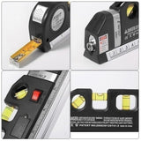 Multipurpose Laser Level Laser Line Measure Tape Ruler Adjusted Standard and Metric Rulers