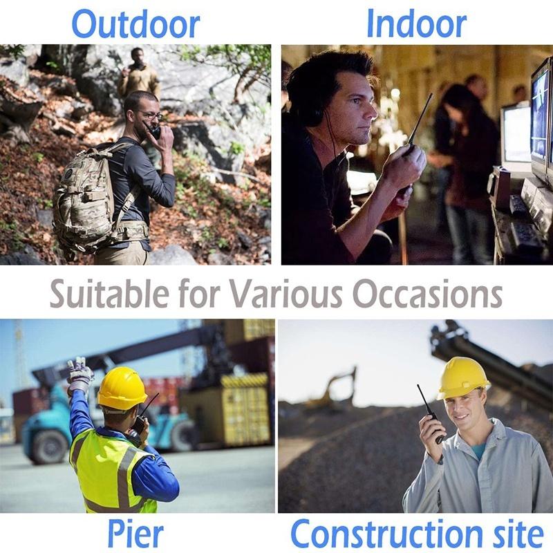 Professional Rechargeable Walkie Talkies Long Range for Adults Two Way Radios, 2 Way Radio for Biking and Hiking Camping Travel Excursion
