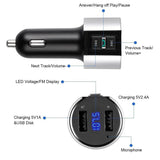 Car Hands Free Bluetooth MP3 Player FM Transmitter Dual USB Charger [&lt;lun&gt;]