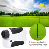 Tournament Golf Rangefinder, 6X Laser Range Finder 437 Yards with Slope ON/Off Technology, Fast Flag Lock, Continuous Scan Support - Tournament Legal Golf Rangefinder