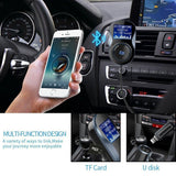 Bluetooth FM Transmitter, Bluetooth Car Kit Speaker,Safe Driving with One Key Control [&lt;lun&gt;]