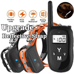 2021 New Shock Collar for Dogs,Dog Training Collar,Rechargeable Waterproof 500ft Control Dog Shock Collar with Remote,Beep Vibration Shock for Small Medium Large Dogs