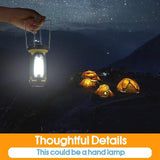 Rechargeable LED Camping Lantern, Portable Tent LED Lights Flashlights by USB Charging for Phone Charging,Emergency,Hurricane,Fishing and More（1-4 pack）