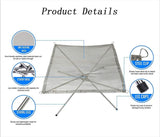 Portable Outdoor Fire Pit-2020 New Upgrade, Collapsing Steel Mesh Fireplace - Perfect for Camping, Backyard and Garden - Carrying Bag Included