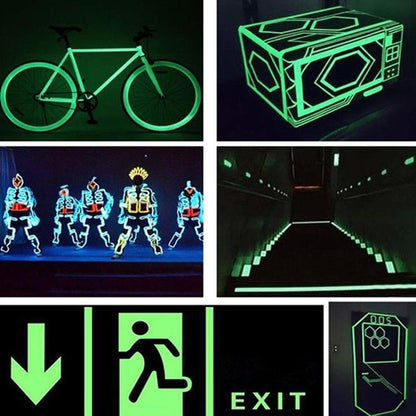 Roll Safety Self-adhesive Luminous Tape Glow In The Dark Luminous Emergency Lines Security Home Decorations PVC Tape Night Vision Warning Tape