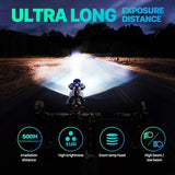 4-Modes Multifunction USB Rechargeable Bike Light Set Powerful Lumens Bicycle Light Road Bike Headlight