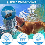 Dog Training Collar - Rechargeable Shock Collars for Dogs with Remote, 3 Training Modes, Beep, Vibration and Shock, 100% Waterproof Collar, 1600Ft Remote Range, 0~99 Shock Levels Dog Training Set
