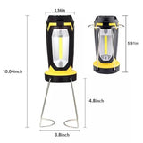 LED Camping Lantern, Rechargeable 2200mAh Portable Tent LED Lights Flashlights by USB Charging for Phone Charging,Emergency,Hurricane,Fishing and More