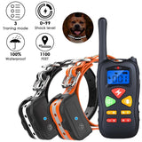 2021 Dog Training Collar, 2 Dog Shock Collar Remote Waterproof Rechargeable Dog Collar 3 Training Modes Harmless Shock Vibration Beep Medium Large Dogs, 800 FT Range [Reflective Strap] [&lt;lun&gt;]