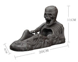 Halloween Skull and Black Dragon Backflow Incense Burners,Ceramic Home Decor  Handmade Gifts [&lt;lun&gt;]