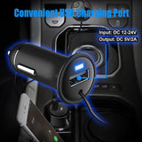 FM Digital Wireless Handsfree Bluetooth 3.0 Car Kit Adapter Charger MP3 Player FM Radio Transmitter In-car Bluetooth Music Receiver for Smartphone Tablet