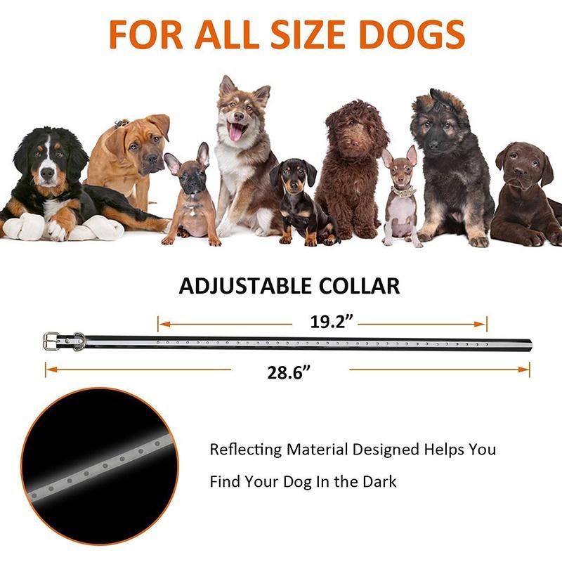 New Shock Collar for Dogs,Dog Training Collar,Rechargeable Waterproof 500ft Control Dog Shock Collar with Remote,Beep Vibration Shock for Small Medium Large Dogs