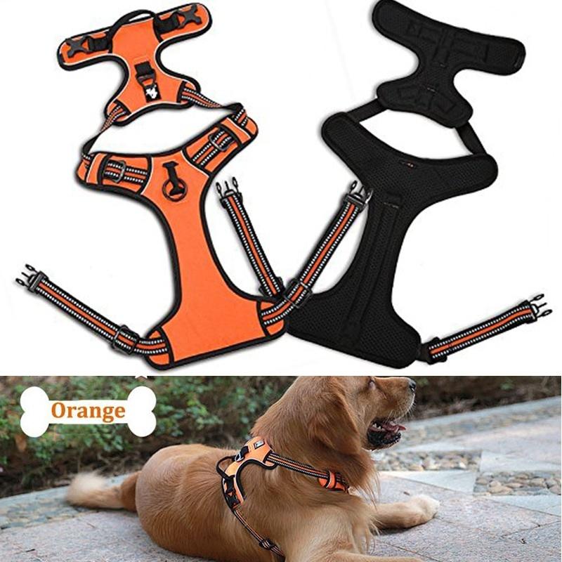 Truelove No-Pull Dog Harness Front Range Comfortable Reflective  Soft Mesh Dog Harness Reflective highend Soft Mesh Service Pet Dog Harness for Walking Hiking and Training