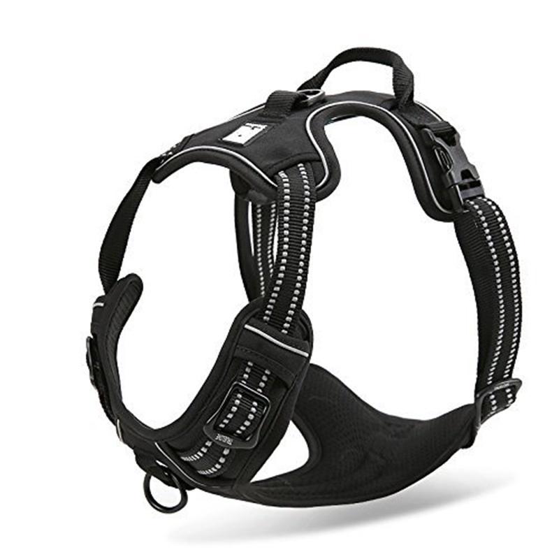 Truelove No-Pull Dog Harness Front Range Comfortable Reflective  Soft Mesh Dog Harness Reflective highend Soft Mesh Service Pet Dog Harness for Walking Hiking and Training