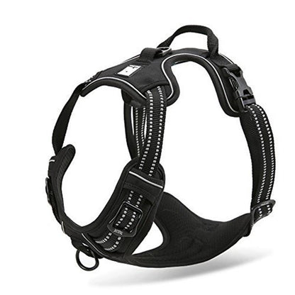 Truelove No-Pull Dog Harness Front Range Comfortable Reflective  Soft Mesh Dog Harness Reflective highend Soft Mesh Service Pet Dog Harness for Walking Hiking and Training