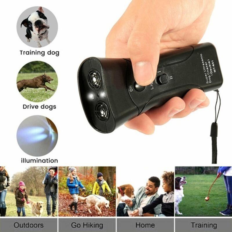 2020 New Handheld Anti Barking Device. Ultrasonic Dog Bark Deterrent with Multi-Function Dog Bark Control. Pet Anti-Barking Silencer and Trainer. No Collar Indoor &amp; Outdoor Stop Barking Dog Device