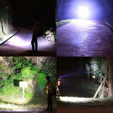 4-Modes Multifunction USB Rechargeable Bike Light Set Powerful Lumens Bicycle Light Road Bike Headlight