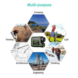 Golf Hunting Laser Range Finder Tape Measure Roulette Sports Golf Laser Distance 600 Meter Telescope Distance Handheld Monocular Meter Rangefinder