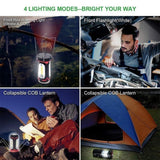 Rechargeable LED Camping Lantern Portable Tent LED Lights Flashlights by USB Charging for Phone Charging Emergency Hurricane Fishing and More [&lt;lun&gt;]