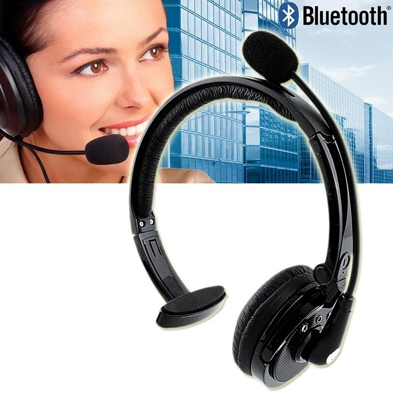 Office Headset with Microphone,20hrs Talking Time Trucker Wireless Bluetooth Headphones, Noise Cancelling Headset for Cell Phone,Computer,Call Center,Study Online