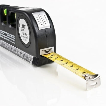 Multipurpose Laser Level Laser Line Measure Tape Ruler Adjusted Standard and Metric Rulers
