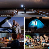 Rechargeable LED Camping Lantern, Portable Tent LED Lights Flashlights by USB Charging for Phone Charging,Emergency,Hurricane,Fishing and More（1-4 pack）