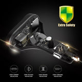 Bluetooth FM Transmitter Car Mp3 Player Wireless In-car Audio Radio Adapter Charger Wireless Dual USB Port Handsfree Call