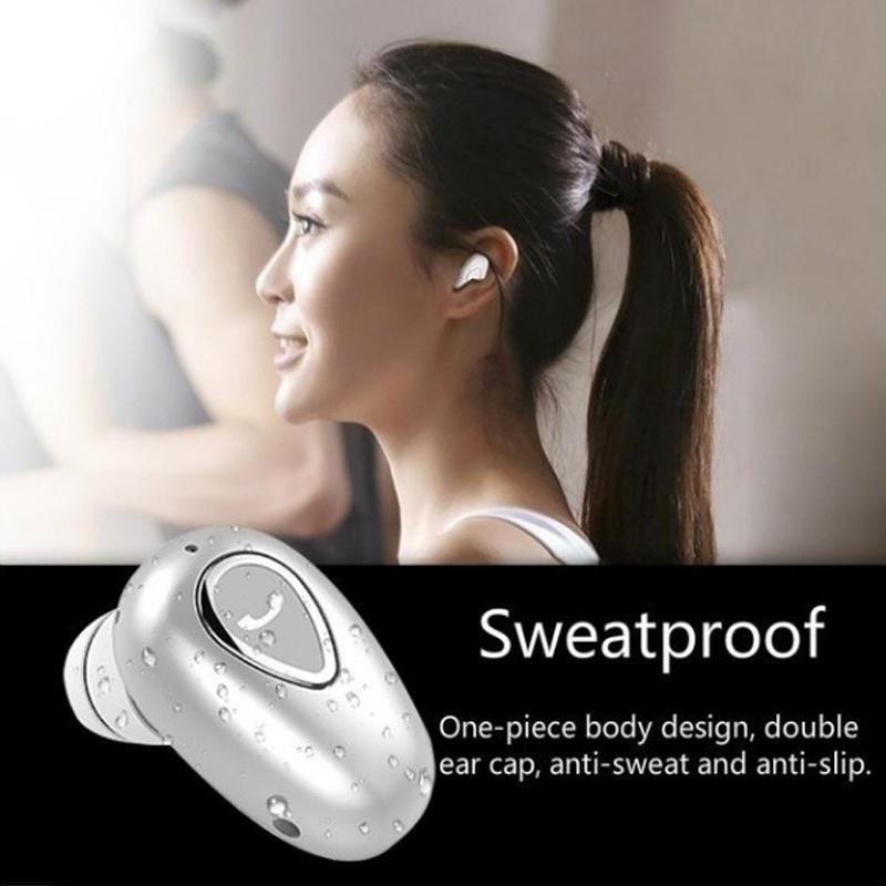 2020 New Wireless Bluetooth Earphone Mini Invisible In-Ear Sports Earbuds with Microphone Super Stereo Headphones