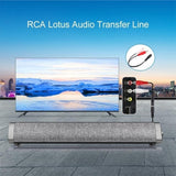 16inch Bluetooth Sound Bar Wired and Wireless Home Theater TV Triangle Speaker Bar with Remote Control,TF Card- Surround SoundBar for TV/PC/Phones/Tablets, 2 X 5W Compact Sound Bar 2.0 Channel