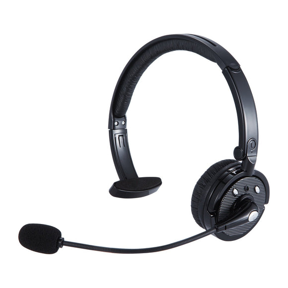 Pro Trucker Bluetooth Headset Cell Phone Headset with Microphone, Office Wireless Headset, Over the Head Earpiece, On Ear Car