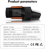 Full HD Webcam 1080P, Streaming Camera, Widescreen Video Calling and Recording with Microphone, USB Wide Angle Skype Camera with Facial-Enhancement Technology, Desktop, Laptop
