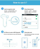 Bluetooth FM Transmitter for Car, Wireless Car Radio Adapter, Hands-Free Calling, MP3 Player Support TF/SD Card Car Chargers with 2 USB Ports Charger Support USB Drive
