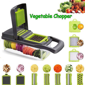Multifunctional Vegetable Potato Slicer Set Chopper Grater Carrot Cutter Shredder Onion Peeler Kitchen Tool [&lt;lun&gt;]