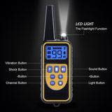 Dog Training Collar with Remote Control 1000 feet - Rechargeable and Upgraded IP67 Waterproof Electric Collar for Large Medium Small Dogs