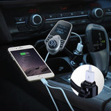 New Version portable Car Kit Handsfree Wireless Bluetooth FM Transmitter MP3 Player USB LCD Modulator Hot [&lt;lun&gt;]