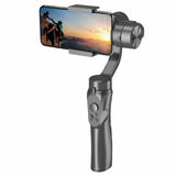 Professional H4 Smartphone Camera 3 Axes Stabilizer Handheld Gimbal Stabilizer for Smartphone/Camera/Video Stabilizer for Running Biking Hiking