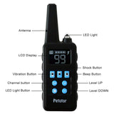 Dog Training Collar with Remote Control 1000 feet - Rechargeable and Upgraded IP67 Waterproof Electric Collar for Large Medium Small Dogs
