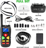 Dog Training Collar with Remote 800ft [Reflective Strap] Waterproof Rechargeable Beep/Vibration/Electric Shock Modes for Small Medium Large Dogs