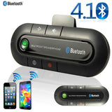 New Bluetooth 4.1 Wireless Handsfree Magnetic Slim Car Kit Speaker Phone Sun Visor Clip (3 Color)