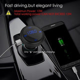 Car Locator,In Car Bluetooth FM Transmitter Handsfree Call Dual USB Charger Radio Adapter