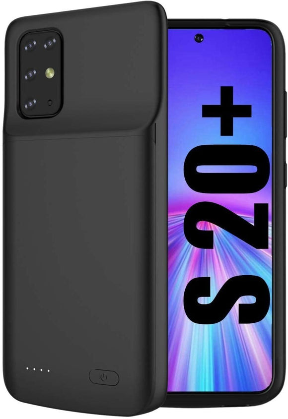 Battery Case for Samsung Galaxy S20 Ultra/S20+/S20/Note10 Plus/Note10/S10 Plus/Note9/Note8/S9 Plus/S8 Plus/S7 edge , Portable Charging Case Rechargeable External Battery Pack Extended Battery Protective Charger Case
