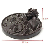 Retro Buddhist Porcelain Incense Holder Backflow Incense Burner Home Fragrance  Artwork