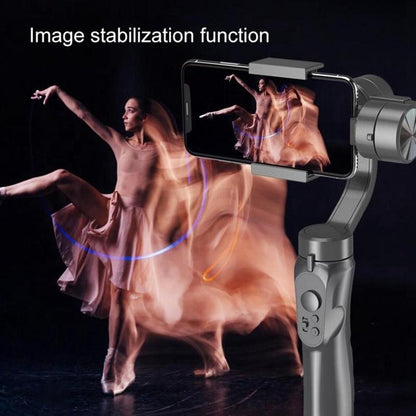 H4 Handheld Gimbal Stabilizer, 3-Axis Motorized Stabilizer with Sport Inception Mode Face Object Tracking, Universal 360 Degree Handheld Anti-shaking Outdoor Live Broadcast Phone Gimbal Stabilizer Stabilizer for Vlog Youtuber Live Video Record