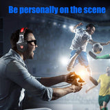 Pro Gaming Headset - Updated K8 Headset Gaming for PS4 New Xbox One, Stereo Over-ear Headphones &amp; Noise-canceling Microphone with Mic for PC Computer Mac Laptop Nintendo Switch Games